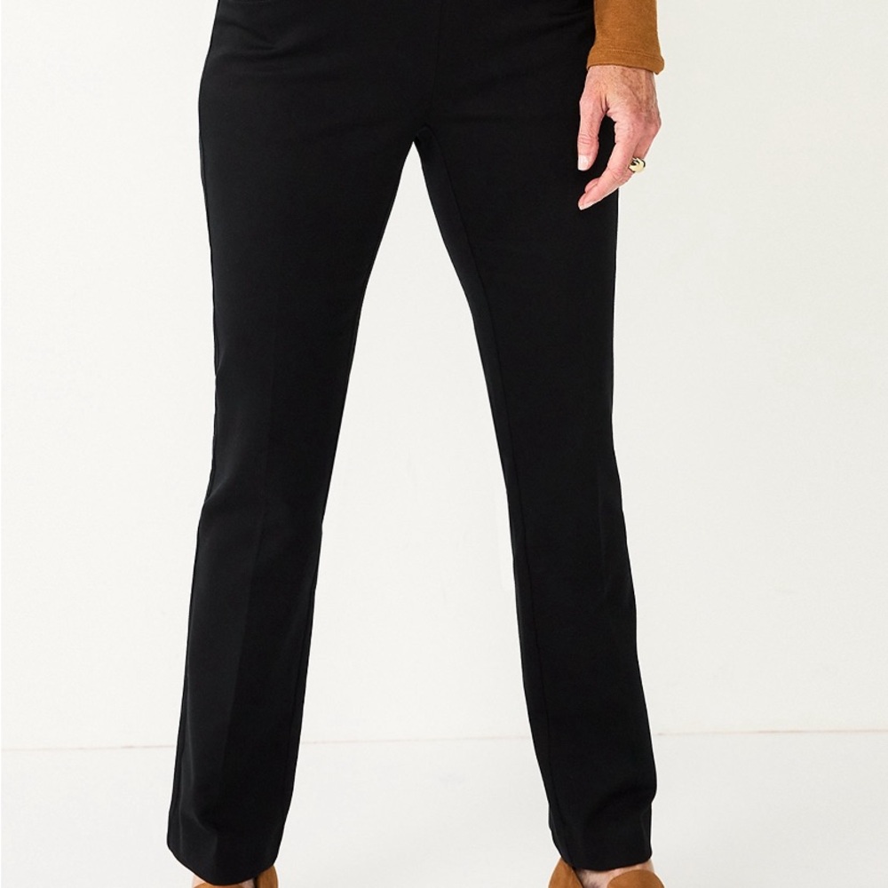 NWT women’s Croft & Barrow pull on bootcut pants SZ 8 - Picture 2 of 10